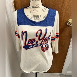 CARL BANKS 4Her  NY Islanders Shirt